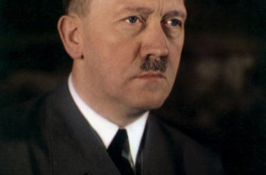 A rare color photo of Adolf Hitler which shows his true eye color (date unknown)