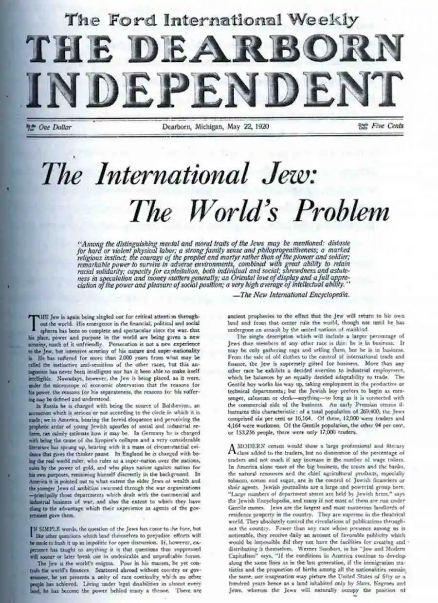 Henry Ford’s “The International Jew