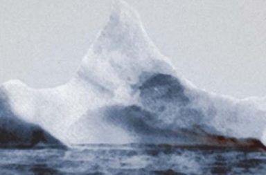 The iceberg that sunk the Titanic, 1912