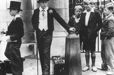 Toffs and Toughs - The famous photo by Jimmy Sime that illustrates the class divide in pre-war Britain, 1937