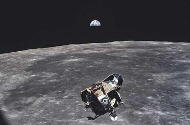 Michael Collins, the astronaut who took this photo, is the only human, alive or dead that isn't in the frame of this picture, 1969