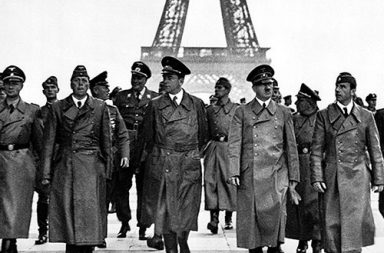 Hitler's triumphant tour of Paris, 1940