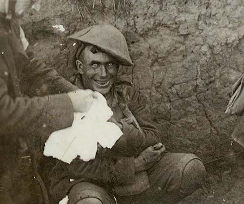 Shell shocked soldier, World War I - Stock Image - C019/4887 - Science  Photo Library