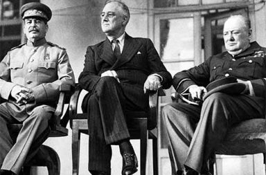 The Big Three at the Tehran Conference, 1943