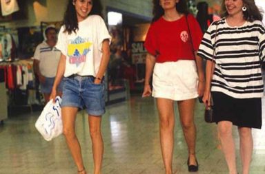 A nostalgic glance at American shopping malls of the late 1980s