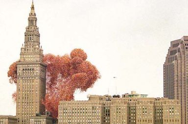 When Cleveland released 1.5 million balloons and two men died, 1986