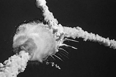 The Challenger disaster that unfolded on live television, 1986