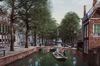 Wonderful color postcards of the Netherlands, 1890s
