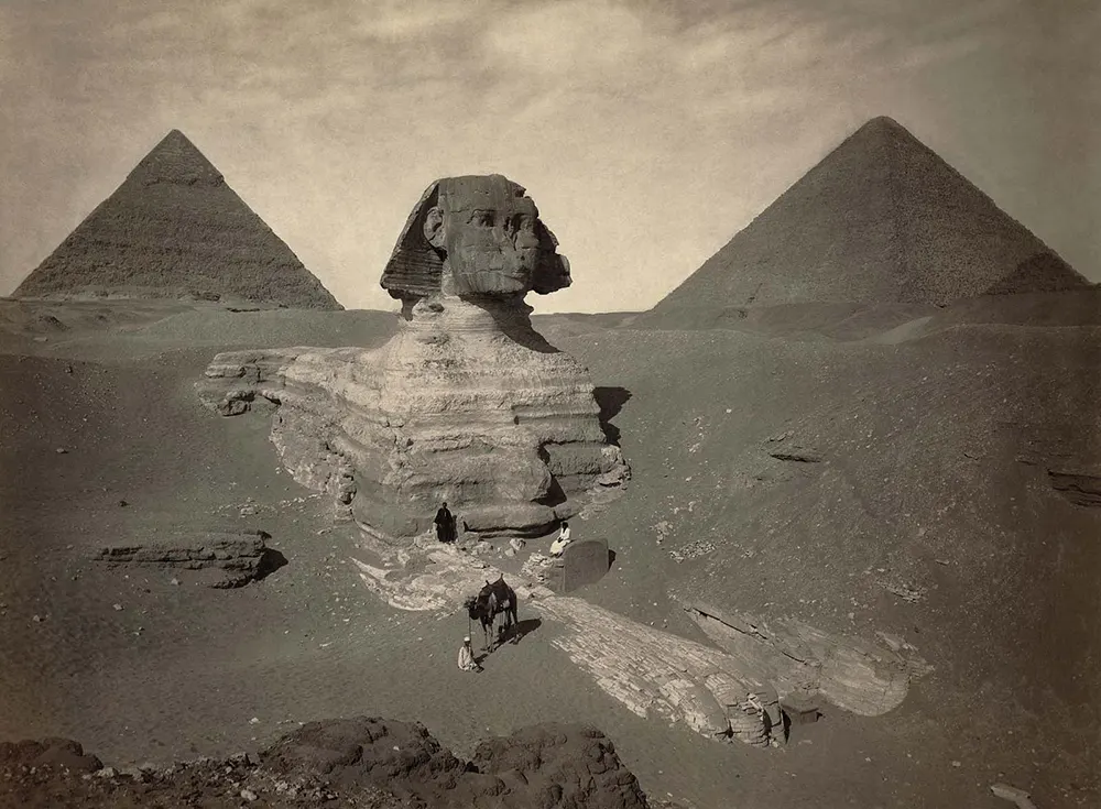 The Great Sphinx of Giza through vintage photographs, 1850-1940 - Rare Historical Photos