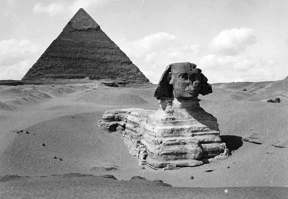 great sphinx giza old photographs