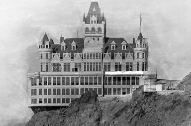 Historical photos of the iconic Cliff House in San Francisco, 1860-1950