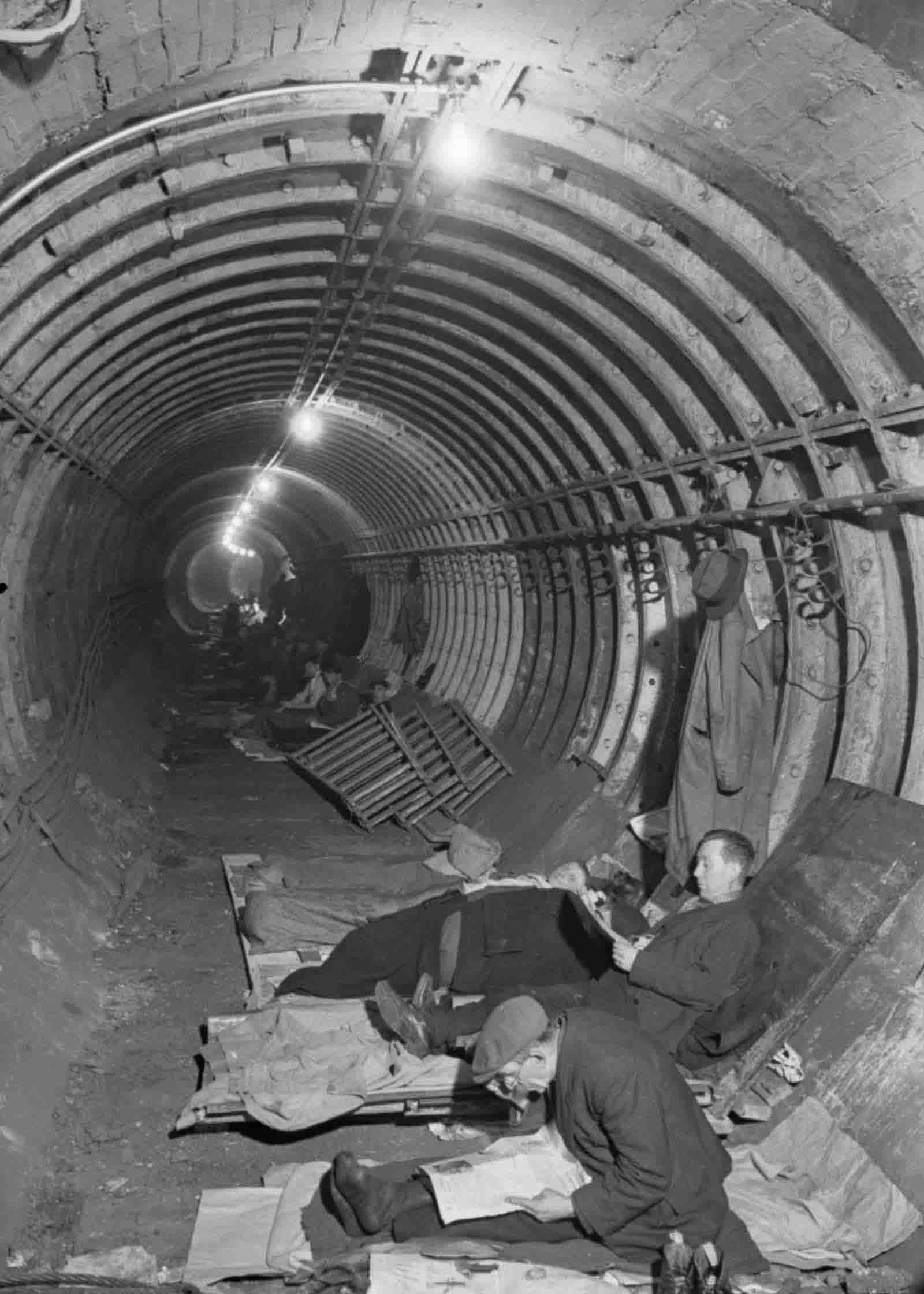 london blitz underground photos