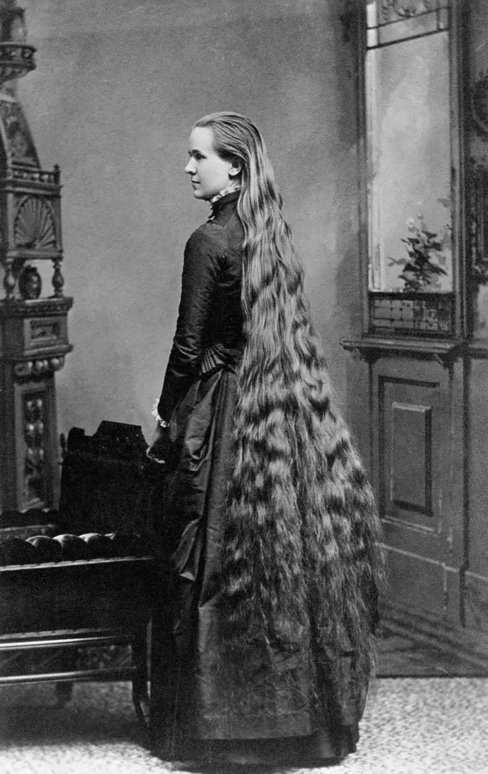  victorian long hair photos