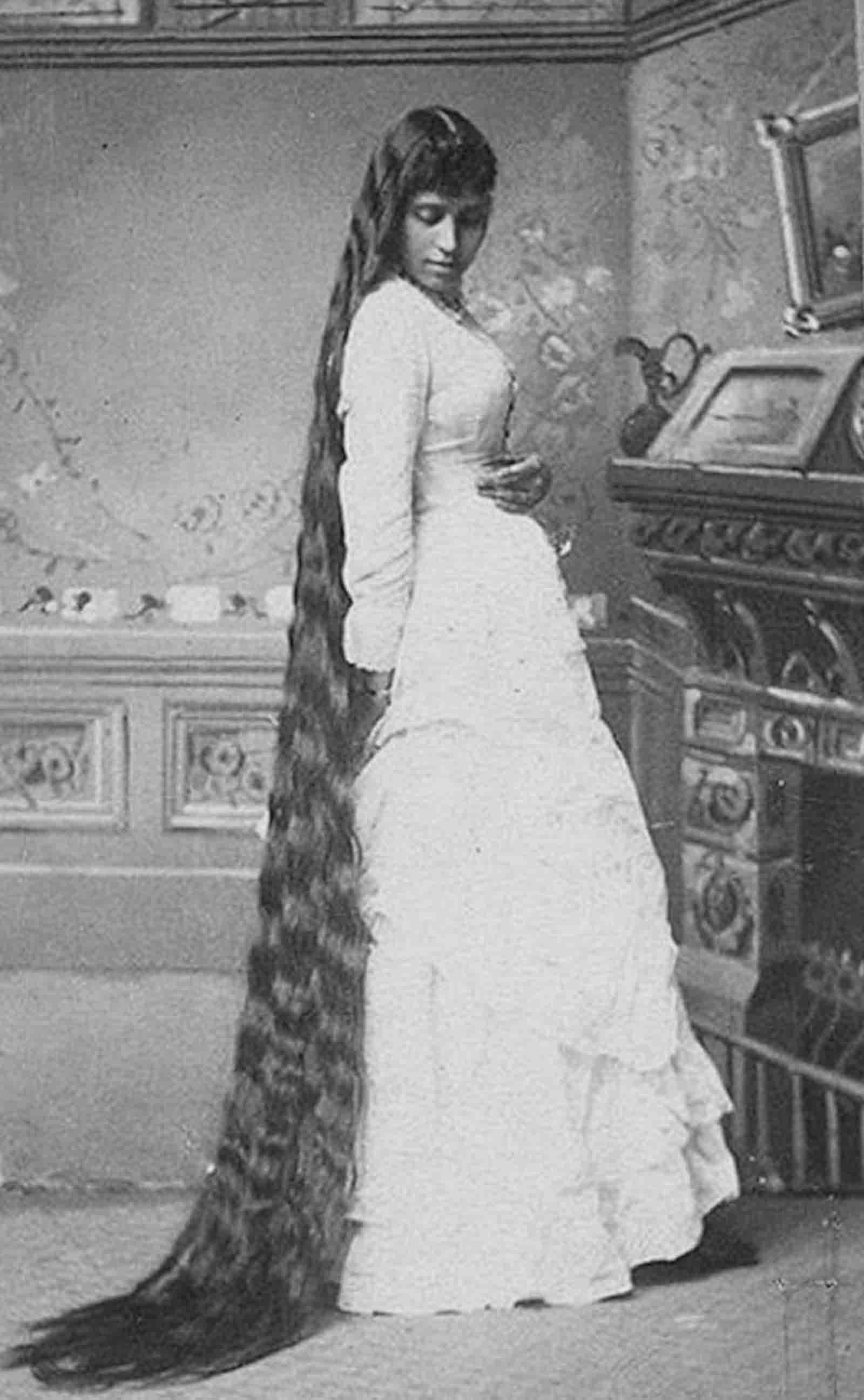  victorian long hair photos