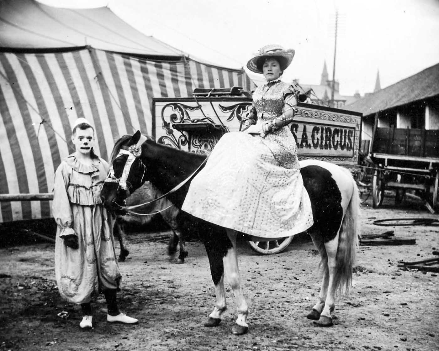 traveling circus northern ireland vintage photos