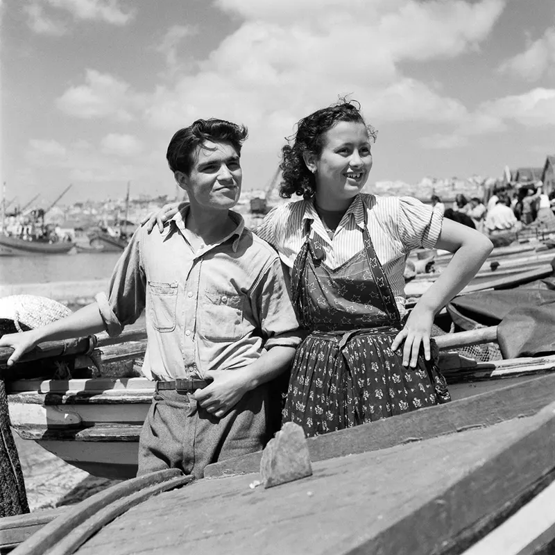 fishing portugal vintage photos