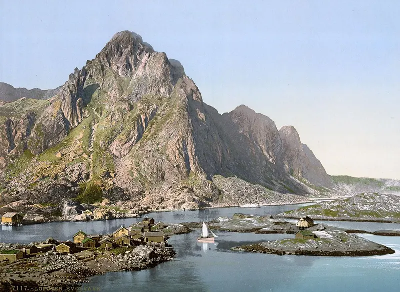 Photochroms Norway 19th century