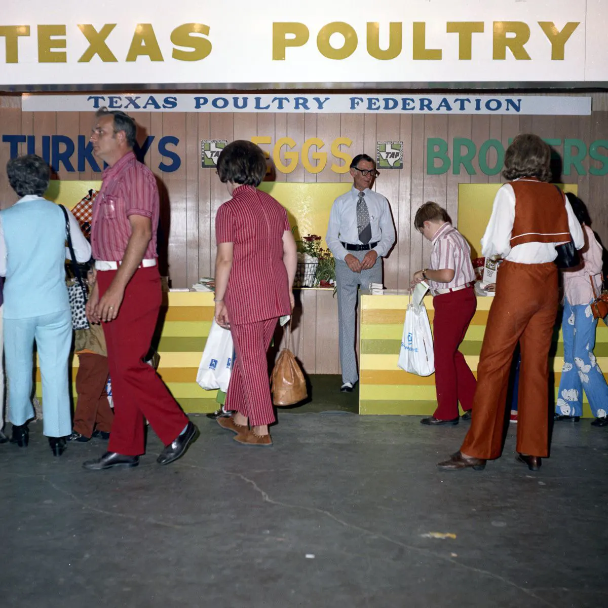 Colorful photographs from the 1972 Texas State Fair