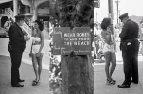 Photos of People Being Ticketed for ‘Indecent Exposure’ at Rockaway ...