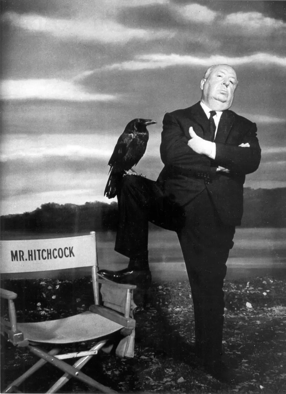 alfred hitchcock behind the scenes photos