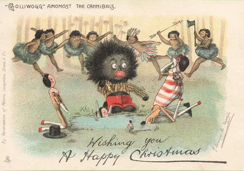 creepy victorian vintage christmas cards