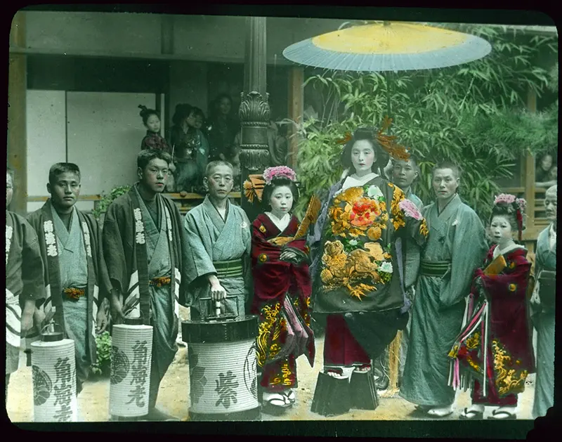 herbert geddes life in japan old photos