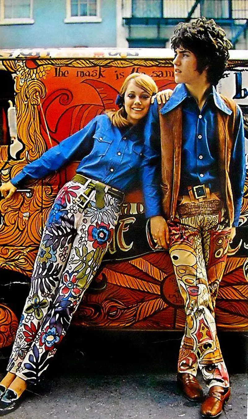 psychedelic fashion vintage photos