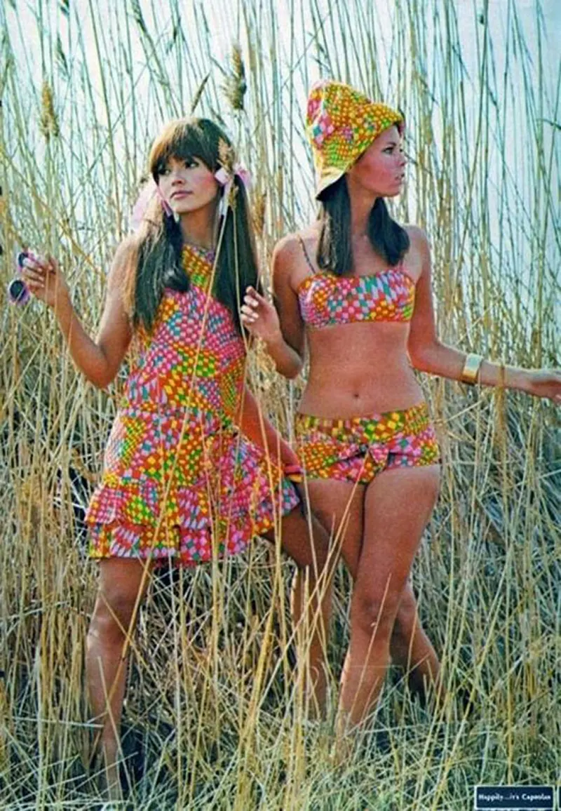 psychedelic fashion vintage photos