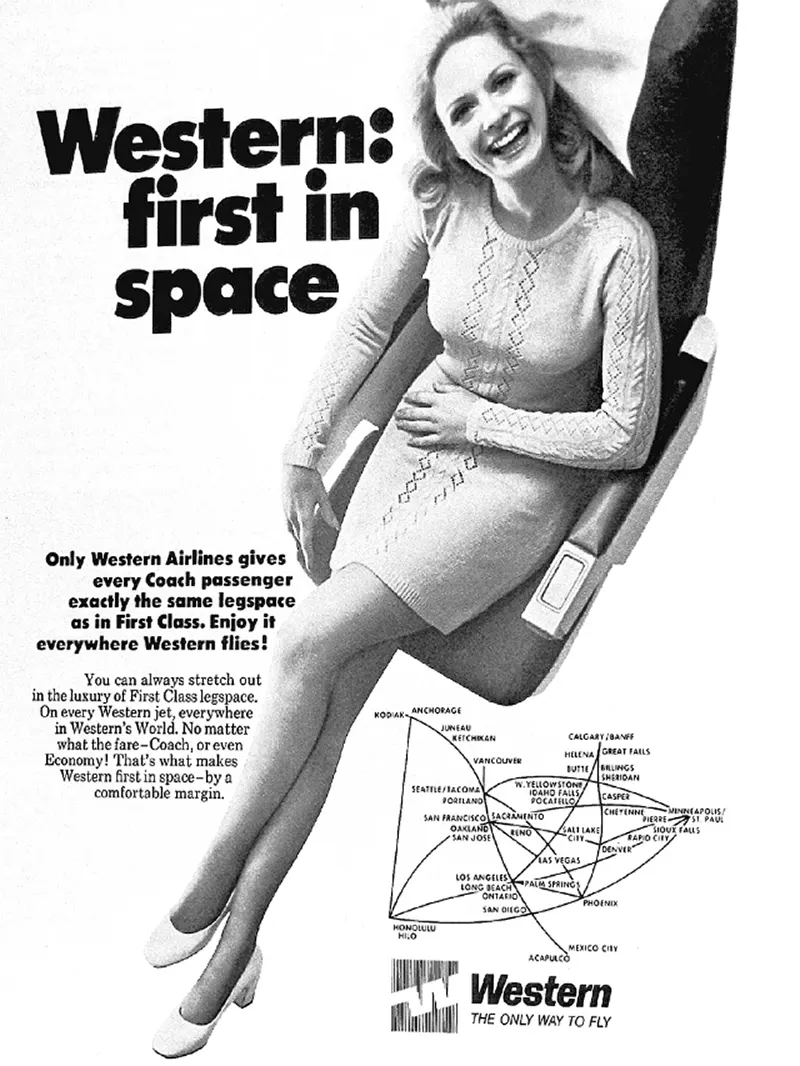 sex sells vintage airline advertising