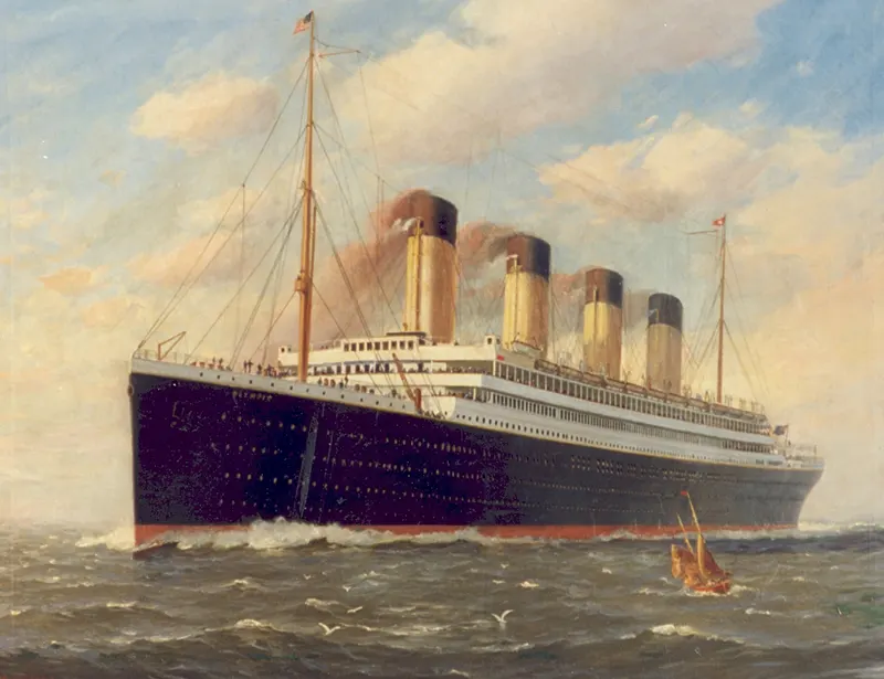 RMS Olympic old photos Titanic sister ship