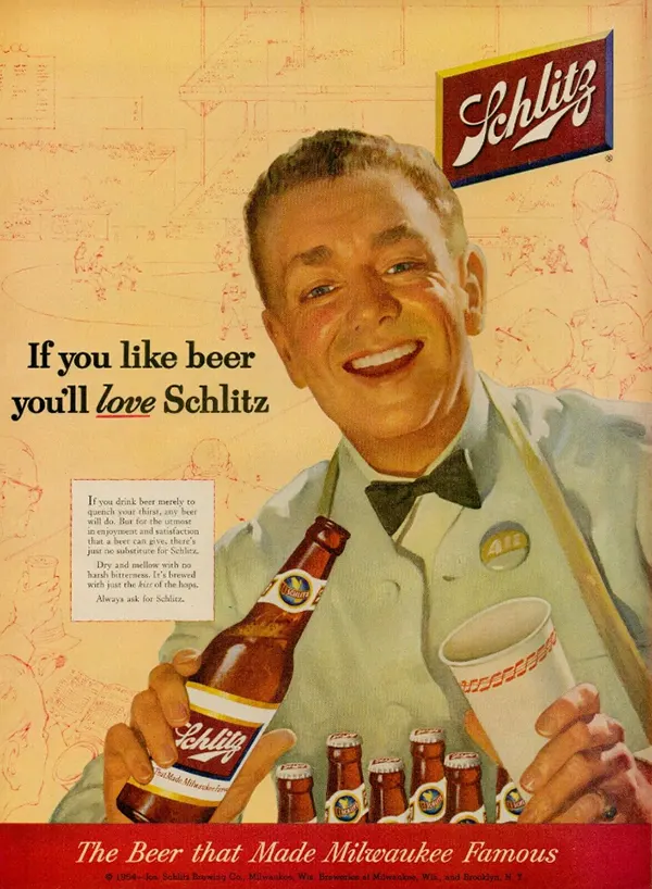 Schlitz vintage ads