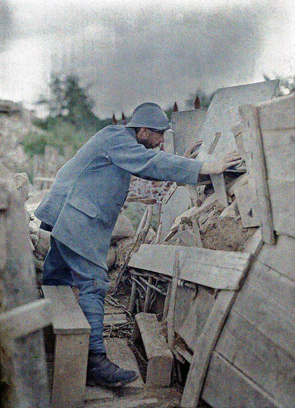 first world war color photos