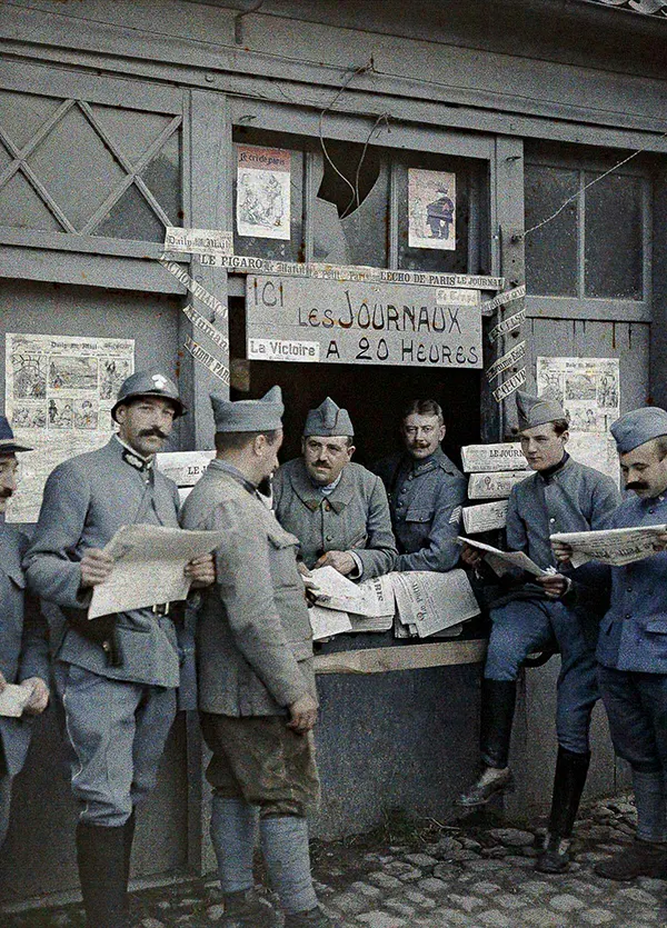 first world war color photos