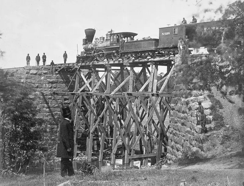 Timber railroad bridges photos