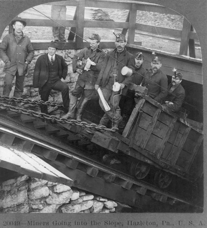 vintage coal miner photos
