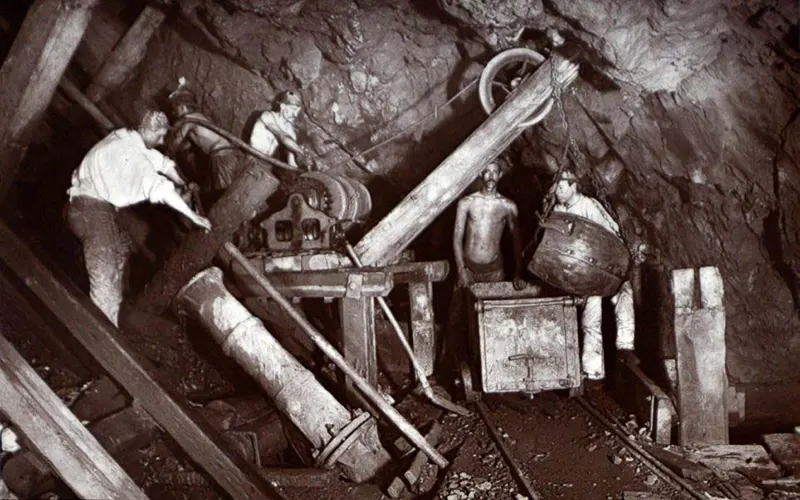 vintage coal miner photos