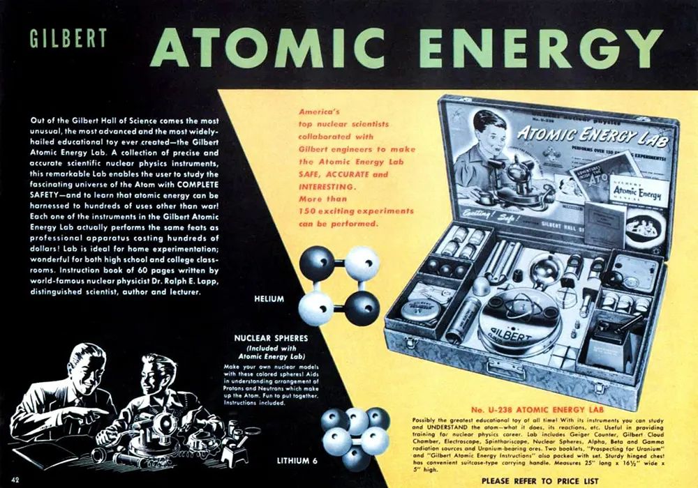 Gilbert U-238 Atomic Energy Lab Kit for Kids