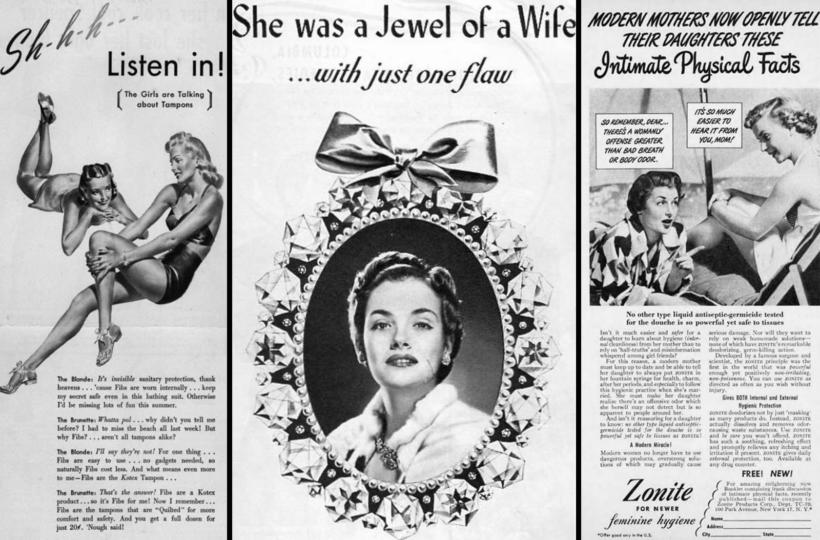 Curious and Hilarious Vintage Feminine Hygiene Ads From the Early 20th Century