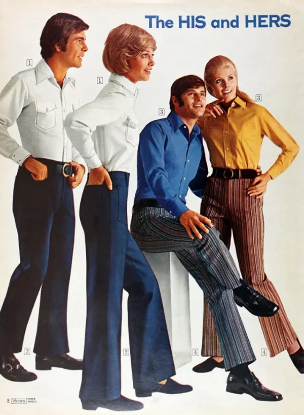 Matching Outfit Fashion of 1970s