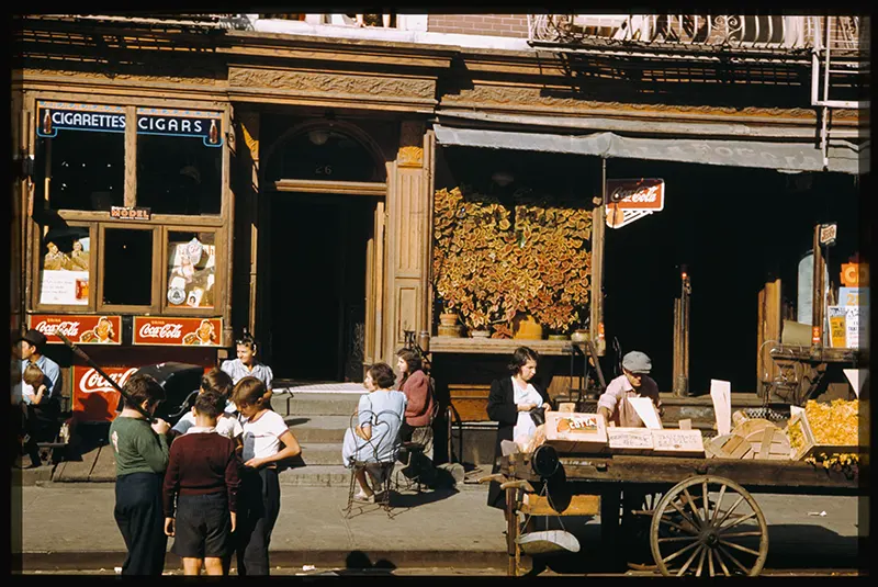 Manhattan in Kodachrome Photos 1940s