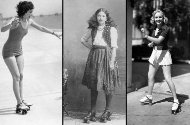 Charming Vintage Photos of Roller-Skating Girls From the Mid-20th Century