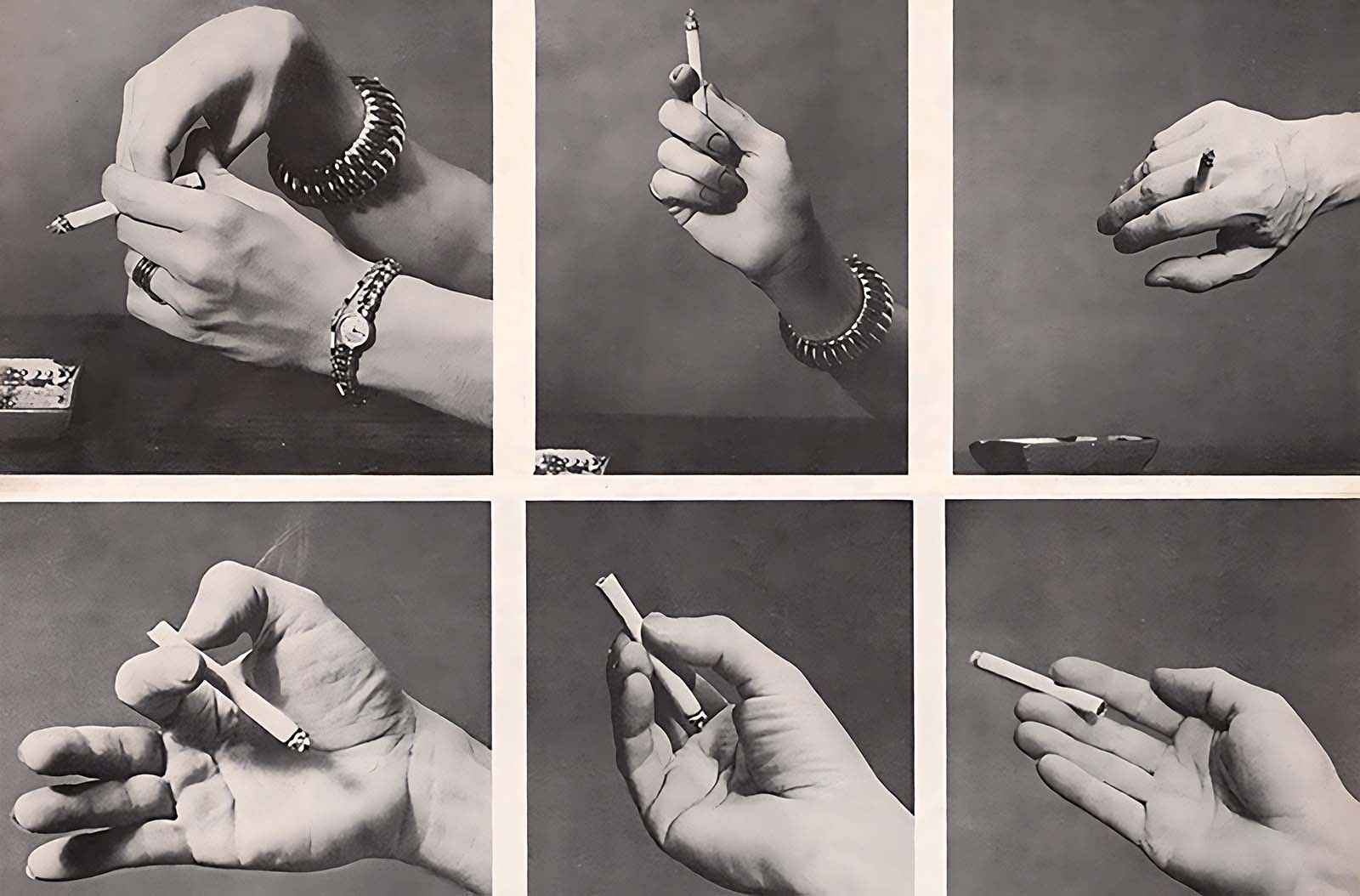 The 1950s Cigarette Psychology: 9 Ways of Holding Your Cigarette and Their Meaning