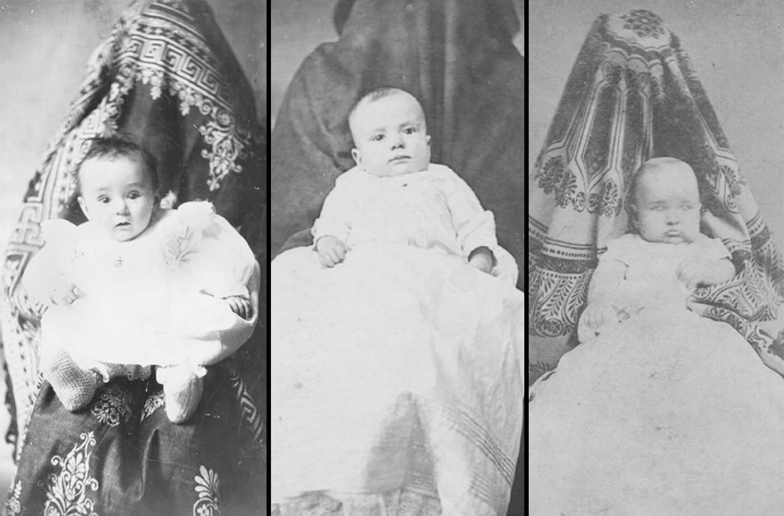 Hidden Mothers: Spooky Photos of Victorian Babies Held by Their Mothers