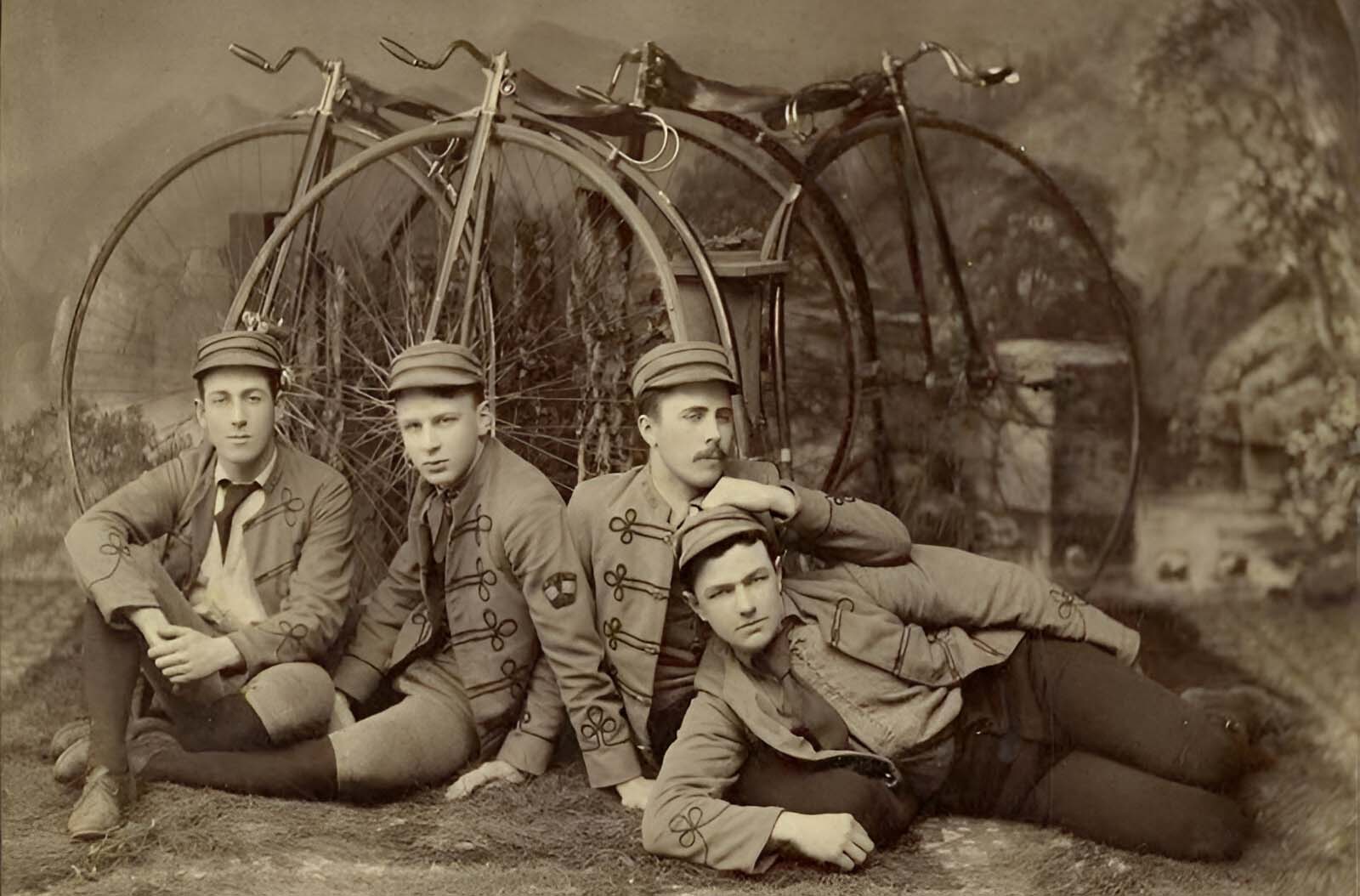 Penny-Farthing: Cycling Through Time in Captivating Vintage Photographs