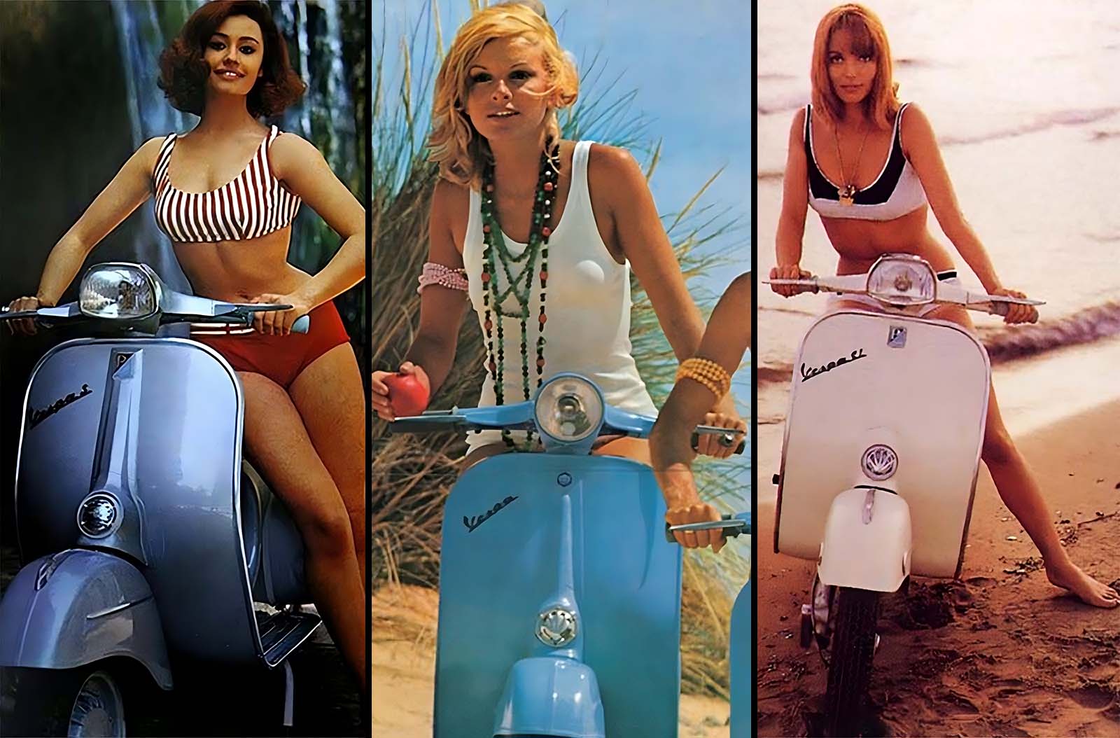 It's All About Vespa: Vintage Ads and Celebrities' Glamour on These Classic Scooters