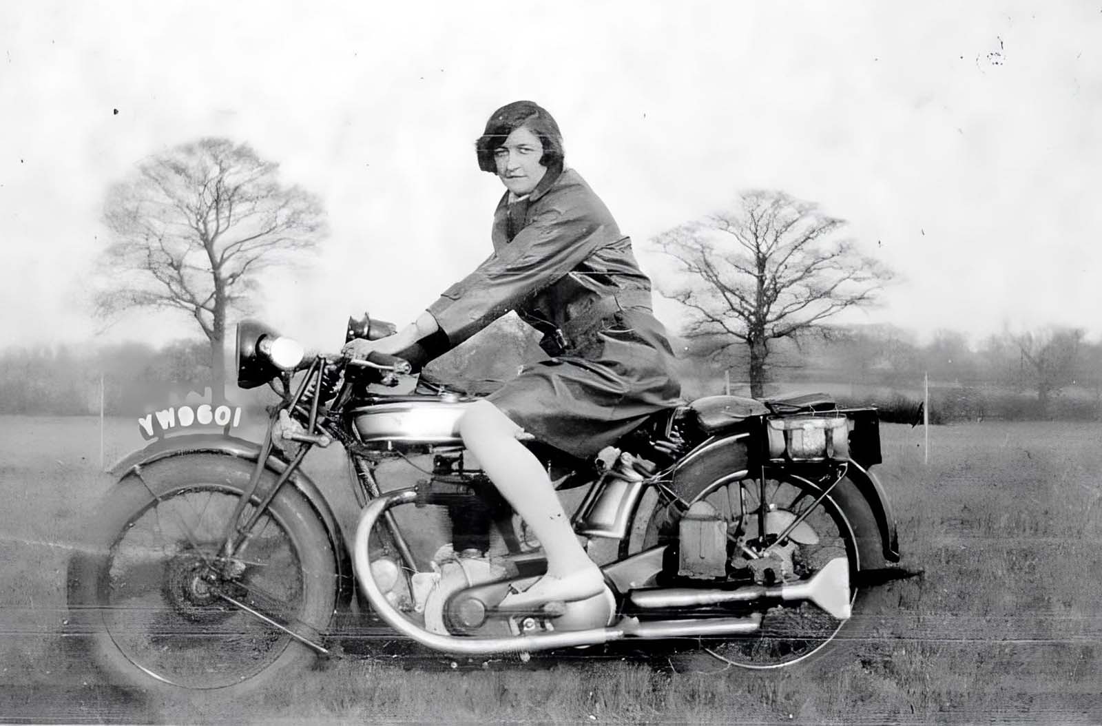 Women and Motorcycling: Vintage Photos of Women Riding Motorcycles in the Early 20th Century