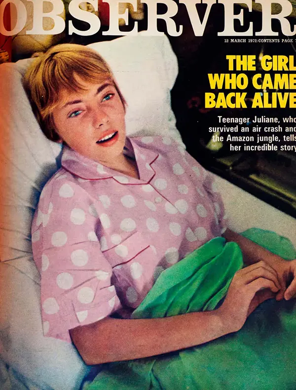 Juliane Koepcke Teenager Survived 11 Days in the Amazon Rainforest After a Plane Crash in 1971
