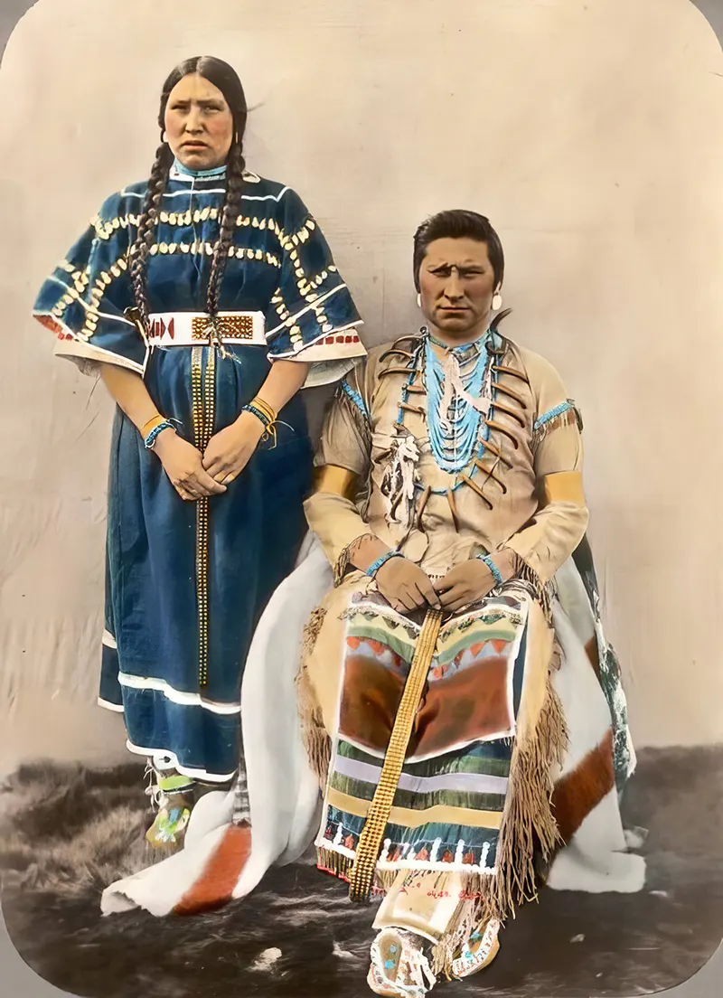Color Photos of Native Americans