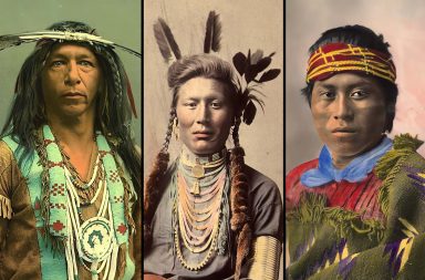 Stunning Color Historical Photos of Native Americans from the Late 19th and Early 20th Centuries