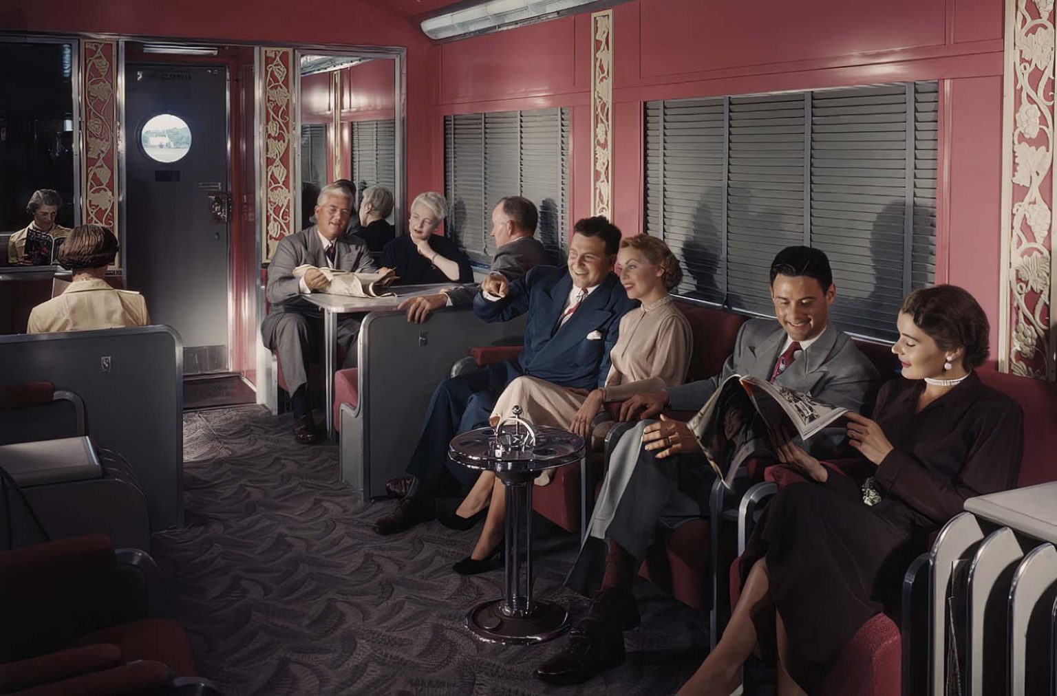 Riding the Sunset Limited of the Southern Pacific Railroad in the 1950s